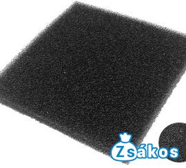 UNIVERZÁLIS PORSZÍVÓ SZIVACSSZŰRŐ 330X300MM VASTAGSÁG:10MM KÖZEPESEN SŰRŰ (OLLÓVAL MÉRETRE SZABHATÓ!)