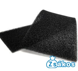 UNIVERZÁLIS PORSZÍVÓ SZIVACSSZŰRŐ 560X150MM VASTAGSÁG:10MM KÖZEPESEN RITKA (OLLÓVAL MÉRETRE SZABHATÓ!)