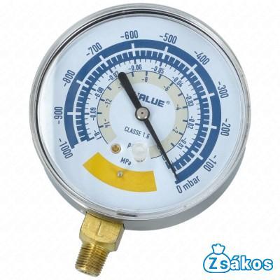 Vákuumóra D=80 mm NPT 1/8 coll VALUE fotó