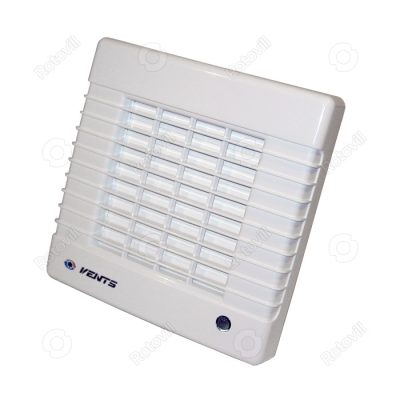 VENTILÁTOR 100 MAT d:100mm 93m3/ó IDŐKAPCS.+AUT.ZSALUS fotó