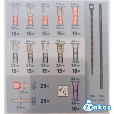 VEZETÉK CSUPASZÍTÓ ÉS KRIMPELŐ FOGÓ KÉSZLET EXTOL PREMIUM fotó